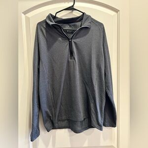 Vineyard Vines Performance Charcoal Quarter-Zip Pullover